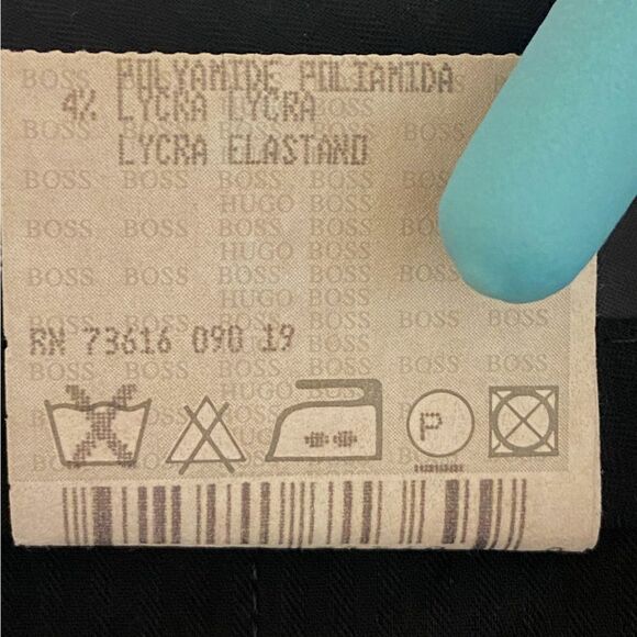 HUGO BOSS - Charcoal Gray Virgin Wool Dress Pants - Men’s 40 x 28 - Picture 5 of 7